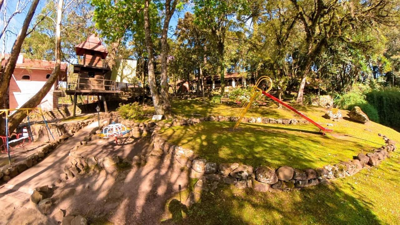 Apto No Centro De Gramado Com Piscina Termica Exteriör bild