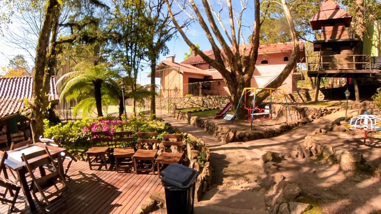 Apto No Centro De Gramado Com Piscina Termica Exteriör bild